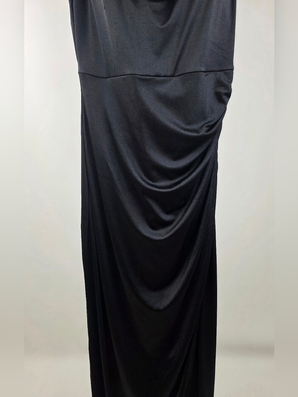 Popilush Women's Black Shimmer Off The Shoulder Multi Way Wear Maxi Dress XL - Picture 9 of 14